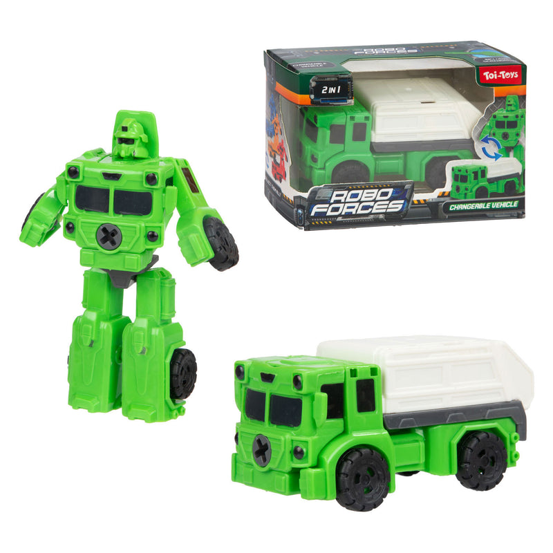 Afbeelding laden in galerijviewer, Toi-toys roboforces mini truck - 2in1
