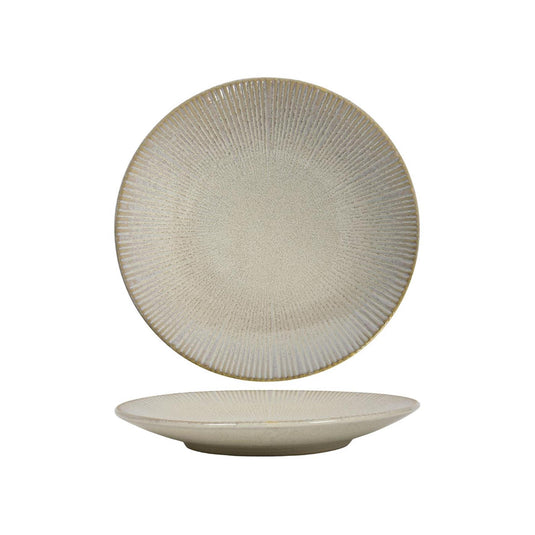 Ontbijtbord lines ocean beige ø21cm