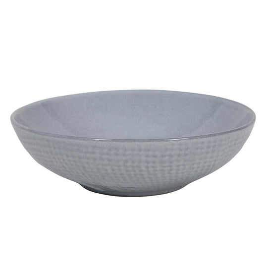 Diep bord woven textile grijs ø18x5,5cm doos a 6