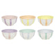 Schaaltje pastel stripes doos a 6 ø12cm