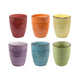 Koffiebeker uni zonder oor 340ml doos a 6 stuks