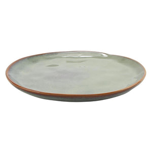 Svenska living ontbijtbord ø20.5cm mint brown ocean doos a 6 stuks