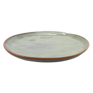Svenska living ontbijtbord ø20.5cm mint brown ocean doos a 6 stuks