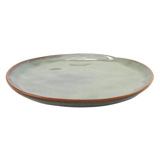 Svenska living ontbijtbord ø20.5cm mint brown ocean doos a 6 stuks