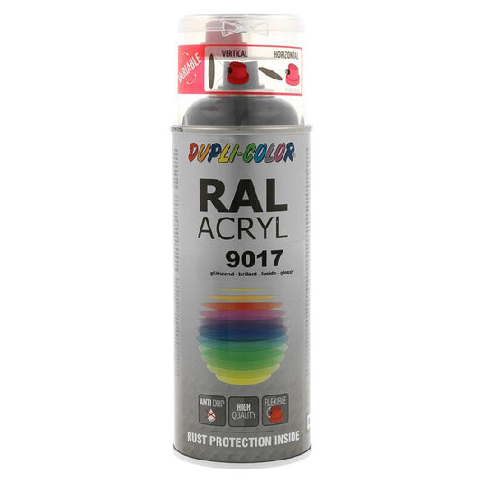Motip 1000548 - 349812 ral 9017 verkeers zwart400 ml | 2 stuks