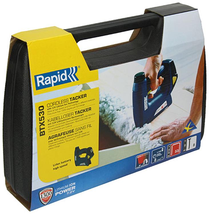 Load image into Gallery viewer, Rapid 1006054 - btx530 li-ion 7,2v accu tacker + nieten en nagels in k | 1 stuks
