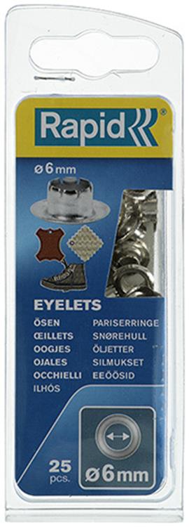 Load image into Gallery viewer, Rapid 1009444 - oogjes e1 - 6mm, 25 pcs | 5 stuks
