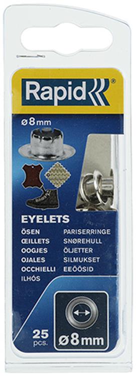 Load image into Gallery viewer, Rapid 1009445 - oogjes e2 - 8mm, 25 pcs | 5 stuks
