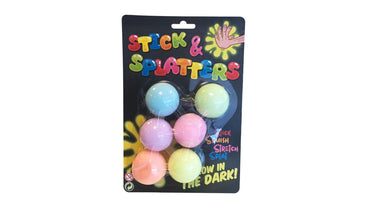 Johntoy john toy sticky stretch glow in the dark ballen op kaart