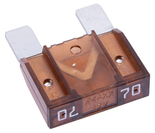 Dresselhaus zekering bananenstekker maxi flat fuse maxi 70a 1 piece brown