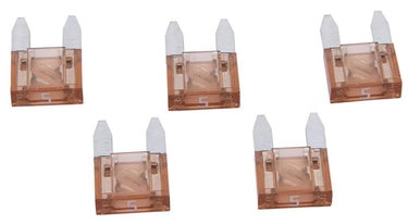 Dresselhaus flachsteckersicherung mini flat fuse mini 5a light brown 5 pcs.