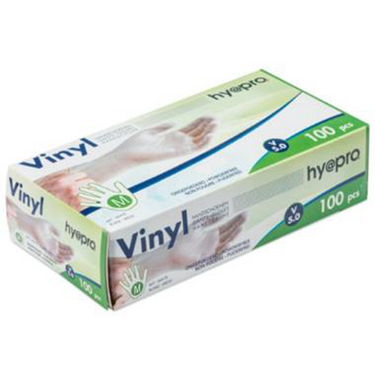 Hy@pro 1066458 - handschoen vinyl medium ongepoederd doos 100st | 5 stuks