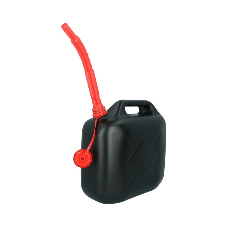 Load image into Gallery viewer, Carpoint benzinekan 10 liter - jerrycan met un-keurmerk - makkelijk vulbaar - flexibele schenktuit schroefdop inclusief schenktuit – lekvrij veilig
