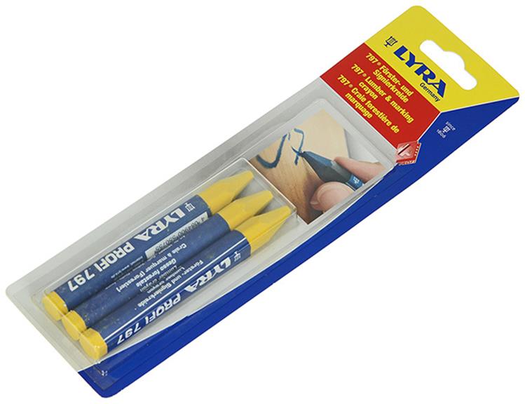 Load image into Gallery viewer, Lyra 1052115 - markeerkrijt 3st ø12x120mm geel | 5 stuks
