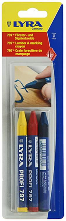 Load image into Gallery viewer, Lyra 1052116 - markeerkrijt 3st ø12x120mm mix | 5 stuks
