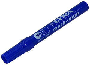 Lyra 1010970 - onuitwisb.stift schuin blauw 111 | 10 stuks