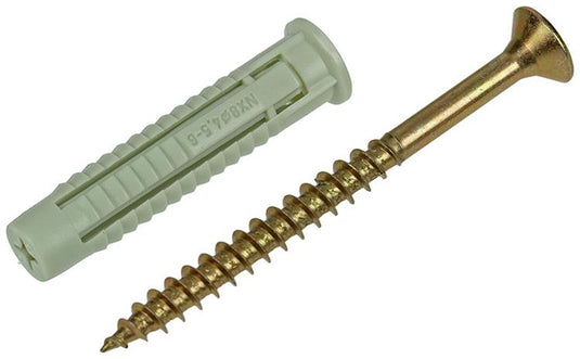 Celo 1047067 - nylon plug fx8 met schroeven 5x60 10 stuks | 1 stuks
