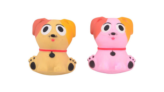 Johntoy schattige hond squeeze verkrijgbaar in verschillende kleuren