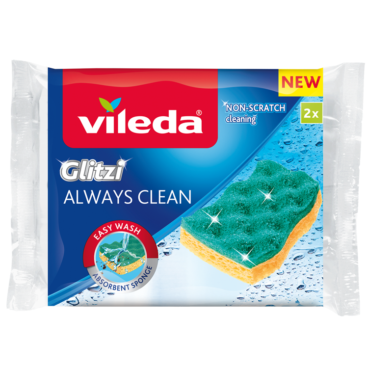 Afbeelding laden in galerijviewer, Vileda 1066630 - schuurpons glitzi always clean | 16 stuks

