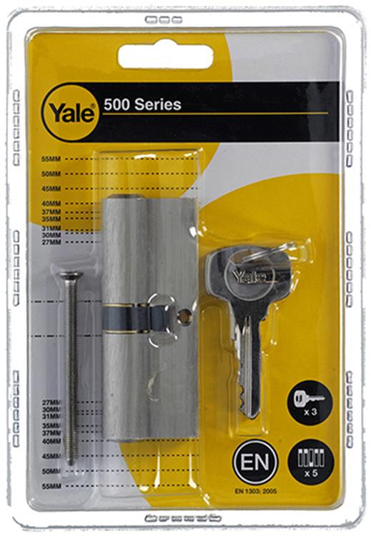 Load image into Gallery viewer, Yale 1006539 - profielcilinder 500 mv 80mm(40 40) | 5 stuks
