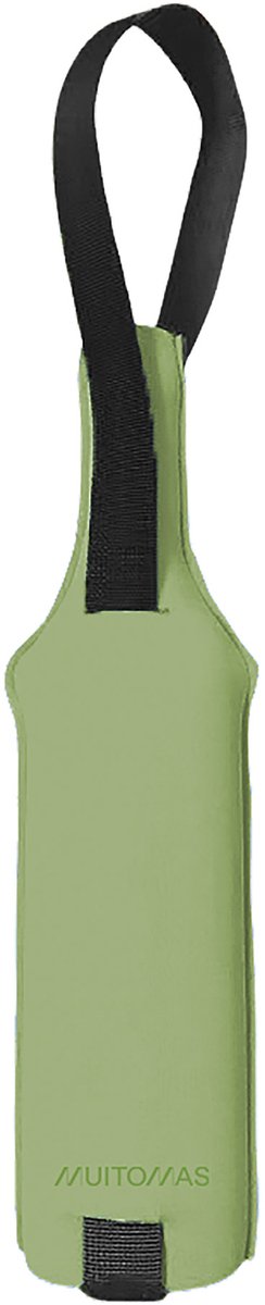 Muitomas flessendraagtas - neopreen – isolerend - stevig duurzaam - groen