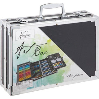 Load image into Gallery viewer, Nassau fine art nassau luxe kunstset creatief in metalen koffer, 121dlg.
