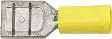 Hella flachsteckhülse fl.st.huels.2,5-6,0 50st yellow 6.3x0.8mm