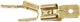 Hella verdeelstekker connector 2-gang 100st blank 6,3x0,8mm