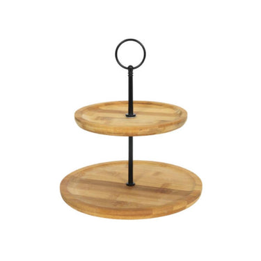 Svenska living bamboe etagere 2-laags bamboe etagere 2-laags