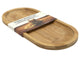 Serveerplank bamboe ovaal 22,5x10,5cm