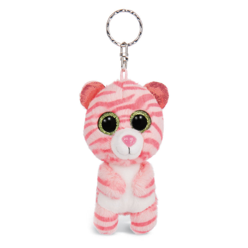 Load image into Gallery viewer, Nici glubschis pluchen sleutelhanger tijger fula, 9cm
