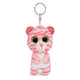Nici glubschis pluchen sleutelhanger tijger fula, 9cm