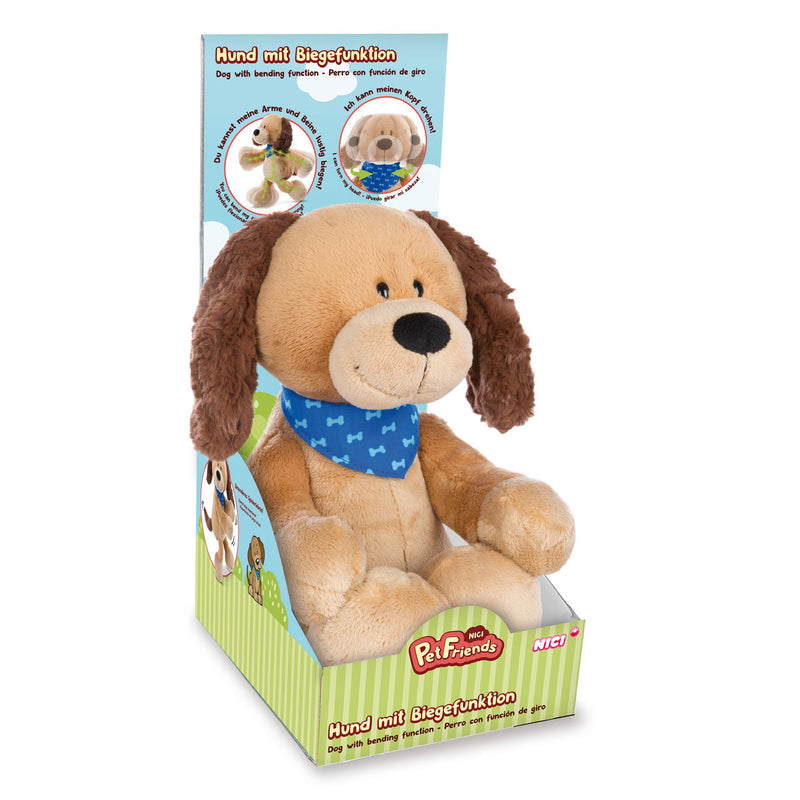 Load image into Gallery viewer, Nici Pluchen Knuffel Beweegbare Hond Barky, 30cm
