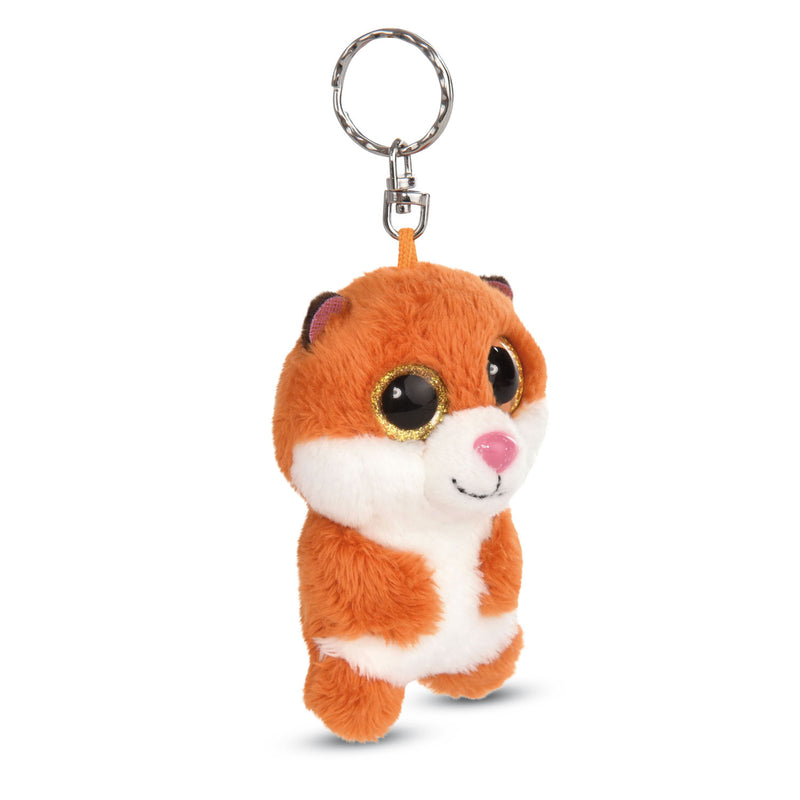 Load image into Gallery viewer, Nici Glubschis Pluchen Sleutelhanger Hamster Stubbi, 9cm
