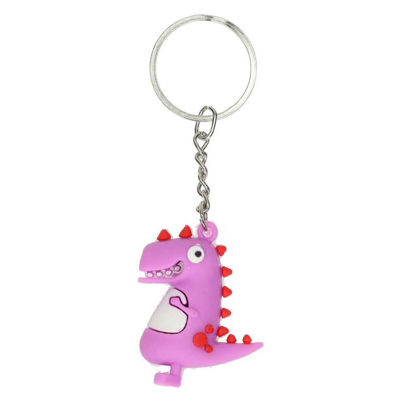 Load image into Gallery viewer, Sleutelhanger dino kleur
