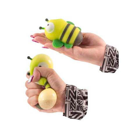 Load image into Gallery viewer, Jono toys squeeze funny bijtjes anti-stress knijpfiguur, 9cm
