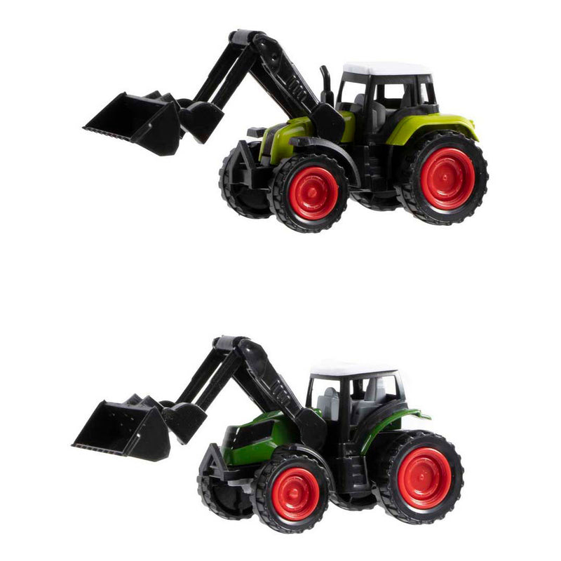 Load image into Gallery viewer, Jono toys metalen tractor met voorlader
