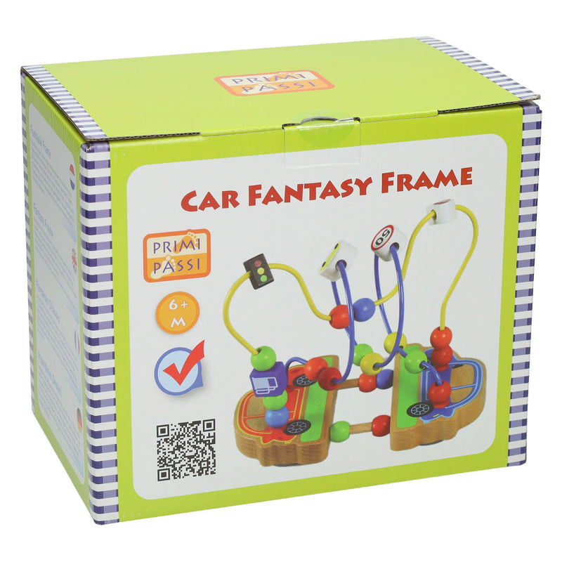 Afbeelding laden in galerijviewer, Jonotoys primi passi - houten kralenframe fantasy
