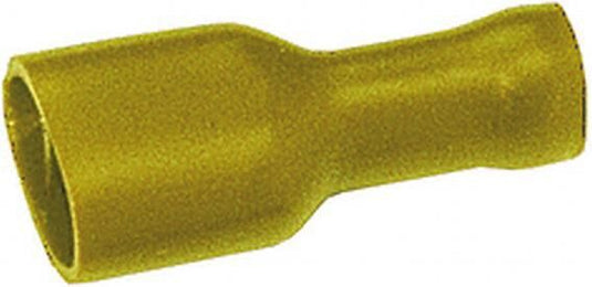 Hella bananenstekker fl.st.huels.4,0-6,0 volli 50 st. yellow