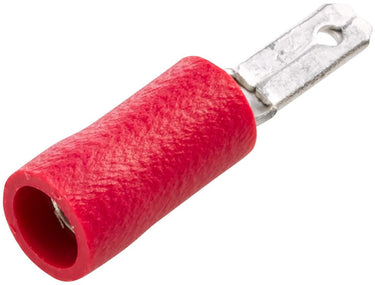 Hella platte stekker fl.plug 0.5-1.0 100st red 2.8x0.8mm