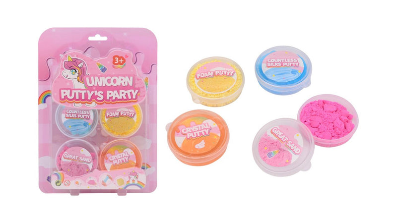 Load image into Gallery viewer, Johntoy john toy unicorn putty's party kaart a 4
