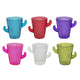 Shotglaasjes cactus set a 6 stuks 60ml multicolor