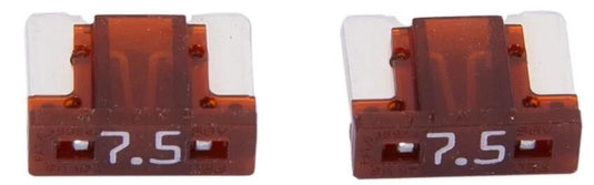 Dresselhaus flachstecksicherung mini mini-fuse 7.5a 2 pcs. low profile brown