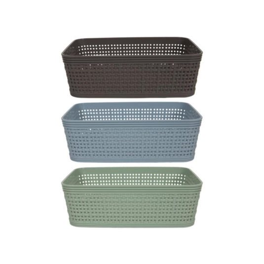 Svenska living mand 4,5l 24,5x16x10cm woven kunststof