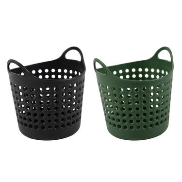 Mandje met handvatten ã˜10xh11cm
