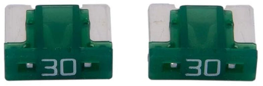 Dresselhaus flachstecksicherung mini mini-fuse 30a 2 pcs. low profile light green