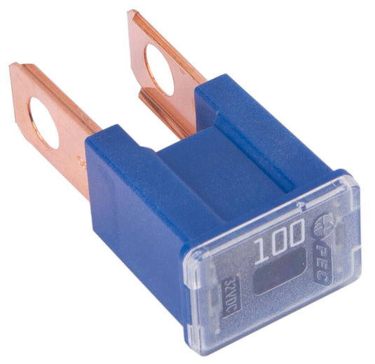 Dresselhaus pal-zekering male (bt) block fuse typbt 100a male blue