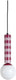 Leitmotiv hanglamp rayado - paars - 12x12x38cm - modern - hanglampen eetkamer, slaapkamer, woonkamer