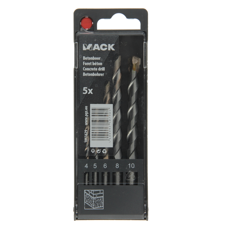 Load image into Gallery viewer, Mack 1011629 - betonboor din 8039 set 5 delig 4-10mm | 5 stuks
