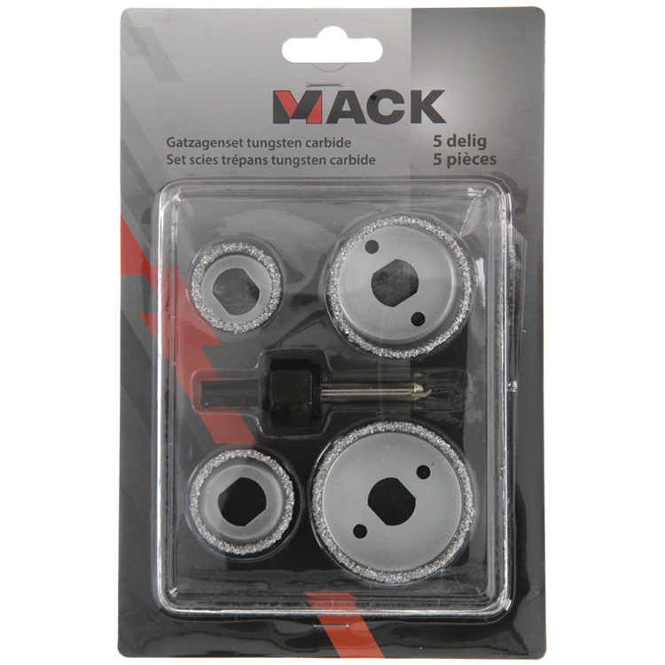 Load image into Gallery viewer, Mack 1004618 - gatzaagset 5 delig voor steen en tegels | 3 stuks
